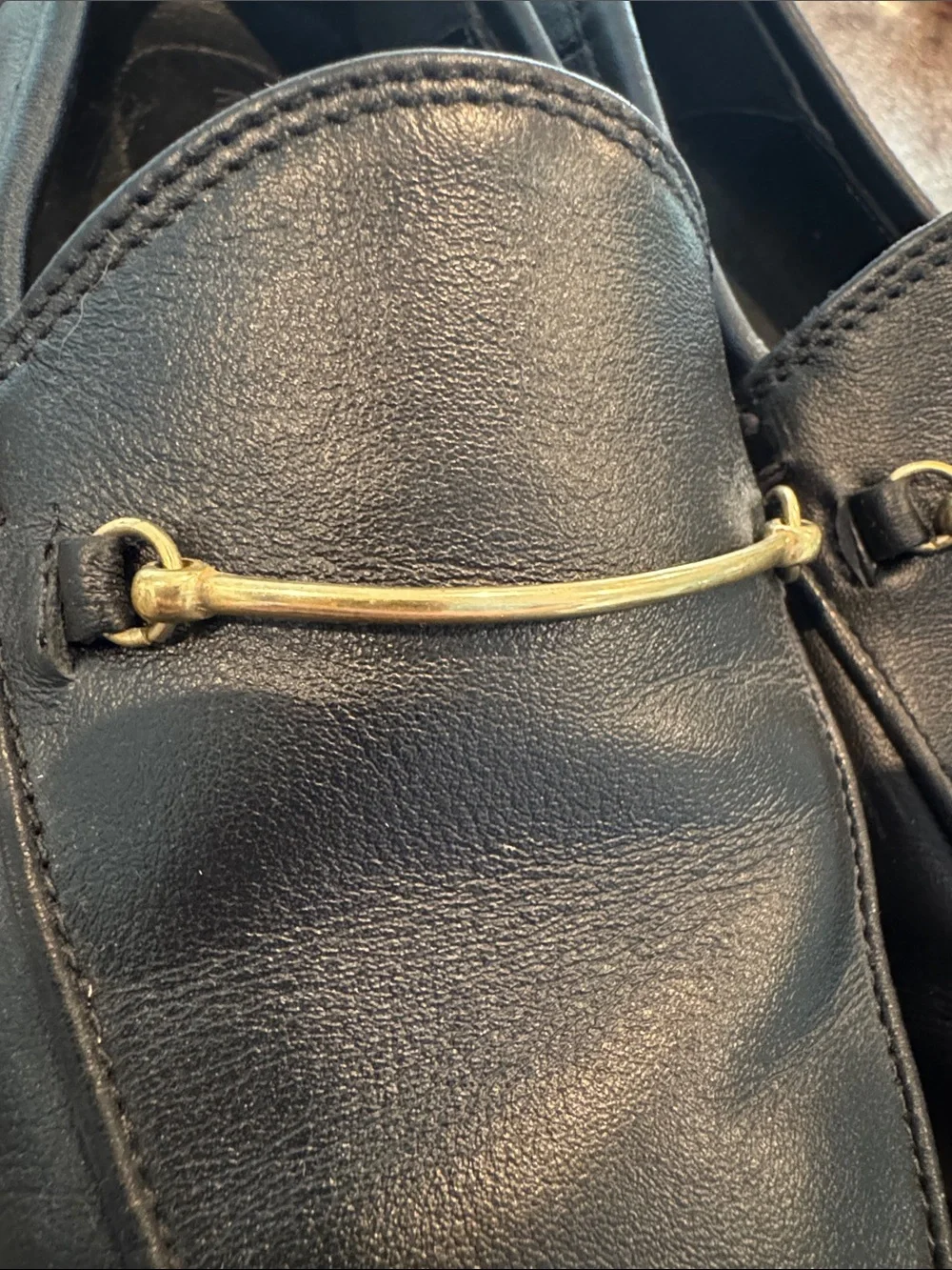 Nisolo Black Leather Lucy Loafers Shoes Size  7